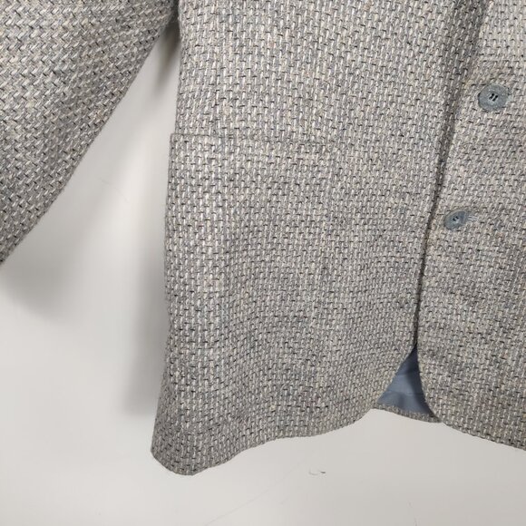 Nino Cerruti Men's Blazer Jacket Size 42L Wool Linen Sport's Quiet Luxury - Picture 2 of 10